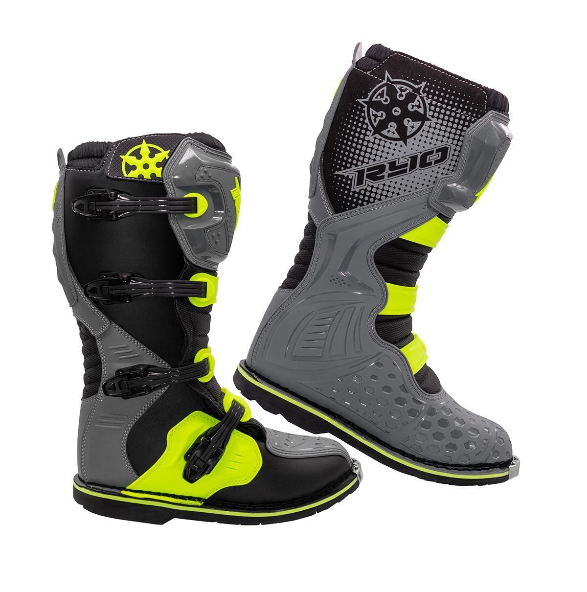 Мотоботы RYO Racing MX3 Серые