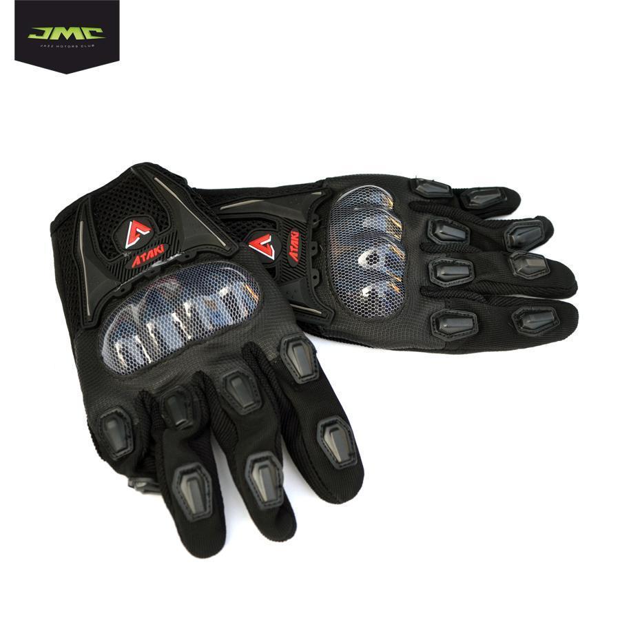 Перчатки кроссовые ATAKI SC-011 black