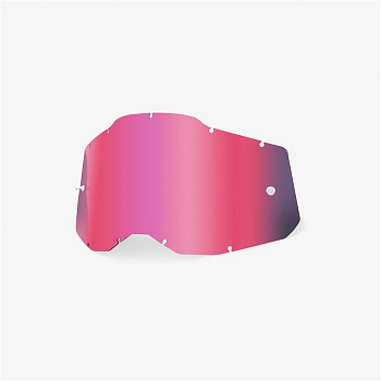Линза зеркальная 100% RC2 AC2 ST2 Replacement Lens Mirror Pink